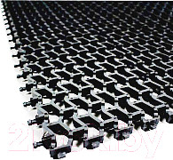 Изображение товара Коврик грязезащитный No Brand Пила мини 82x600 8.5мм (серебристый)