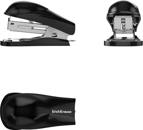 Изображение товара Степлер Erich Krause Compact Classic Мини №10 / 61733 (черный)