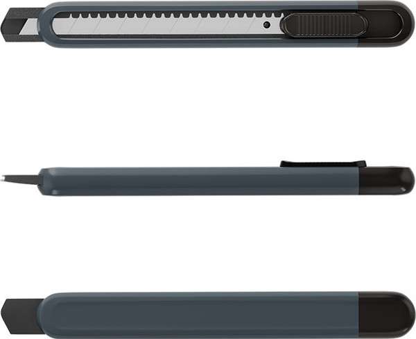 Изображение товара Нож канцелярский Erich Krause Butterfly Classic / 62033 (серый)