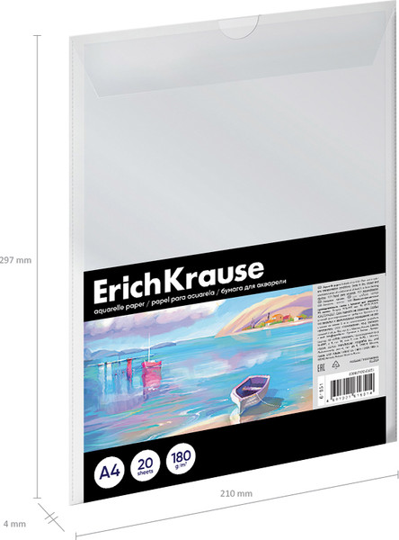 Изображение товара Набор бумаги для рисования Erich Krause Art Spirit / 61651 (20л)