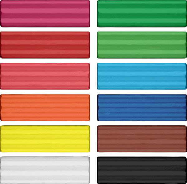 Изображение товара Пластилин восковой Erich Krause Baby / 61328 (12цв)