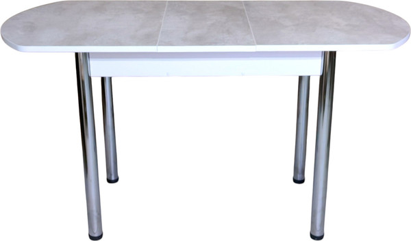 Изображение товара Обеденный стол СВД Юнио 110-140x70 / 055Э.П16.Х (бетон/хром)