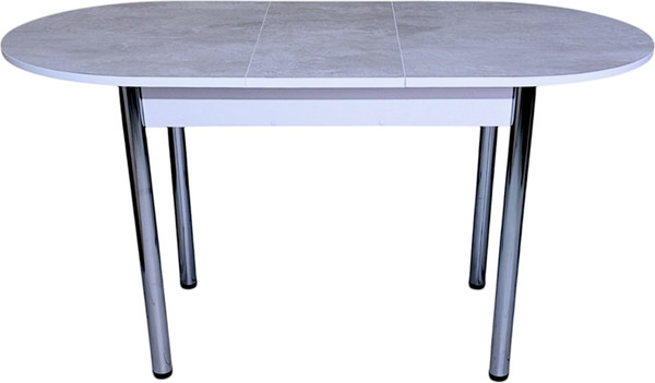 Изображение товара Обеденный стол СВД Юнио 110-140x70 / 055О.П16.Х (бетон/хром)