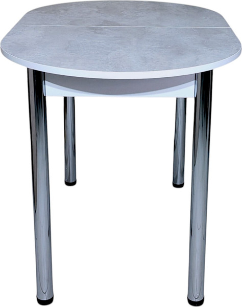 Изображение товара Обеденный стол СВД Юнио 110-140x70 / 055О.П16.Х (бетон/хром)