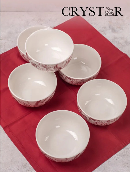 Изображение товара Салатник Crystar Botanica CND004 (бордовый)