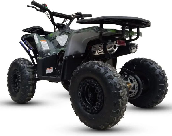 Изображение товара Квадроцикл Motax Grizlik Midi Es Bw (черный/зеленый камуфляж)