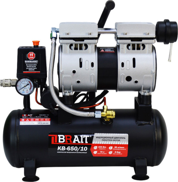 Изображение товара Воздушный компрессор Brait KB-650/10