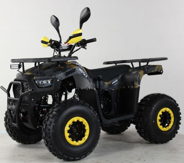 Изображение товара Квадроцикл Motax Grizlik Super Lux 2024 (черный/желтый камуфляж)