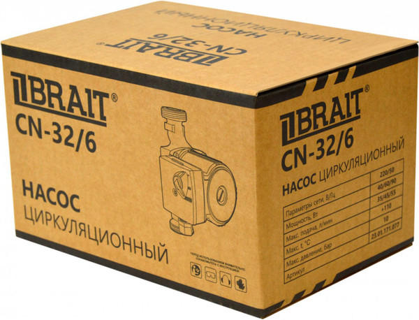 Изображение товара Циркуляционный насос Brait CN-32/6