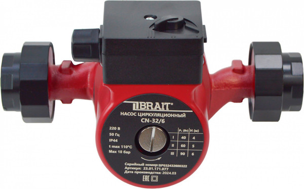 Изображение товара Циркуляционный насос Brait CN-32/6