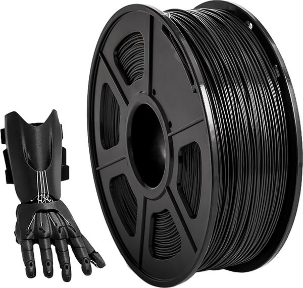 Изображение товара Пластик для 3D-печати NV Print NV-3D-ABS-BLACK (1.75мм, 1кг, черный)