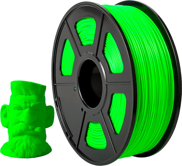 Изображение товара Пластик для 3D-печати NV Print NV-3D-ABS-GREEN (1.75мм, 1кг, зеленый)