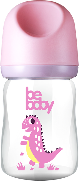 Изображение товара Бутылочка для кормления Be Baby Антиколиковая / R-01B/150 (150мл, розовый)