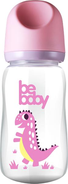 Изображение товара Бутылочка для кормления Be Baby Антиколиковая / R-01B/240 (240мл, розовый)