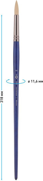 Изображение товара Кисть для рисования ГАММА Манеж. Синтетика №10 / 502010