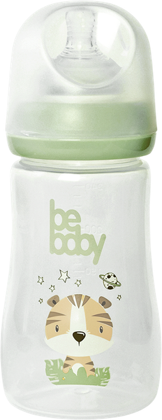 Изображение товара Бутылочка для кормления Be Baby Антиколиковая / R-07B/240 (240мл, зеленый)