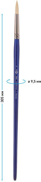 Изображение товара Кисть для рисования ГАММА Манеж. Синтетика №6 / 502006