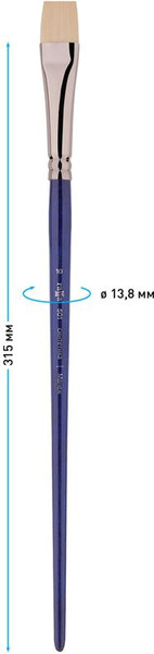 Изображение товара Кисть для рисования ГАММА Манеж. Синтетика №10 / 501010