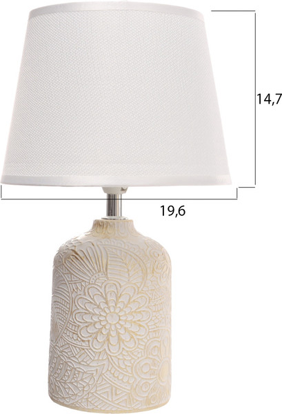 Изображение товара Прикроватная лампа Risalux Цветочное поле 10683273 (белый/золото)