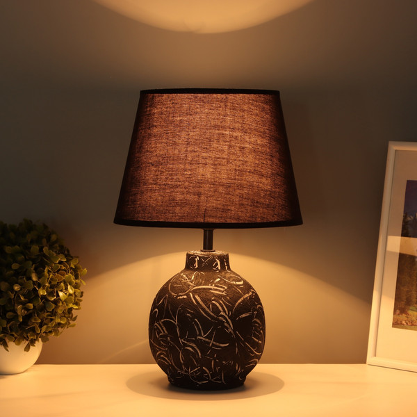 Изображение товара Прикроватная лампа Risalux Луиза 10689393 (черный)