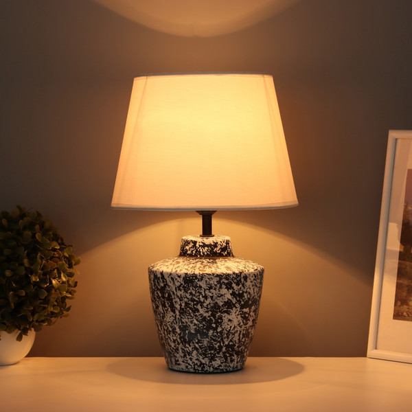 Изображение товара Прикроватная лампа Risalux Клауд 10689389 (черный/белый)