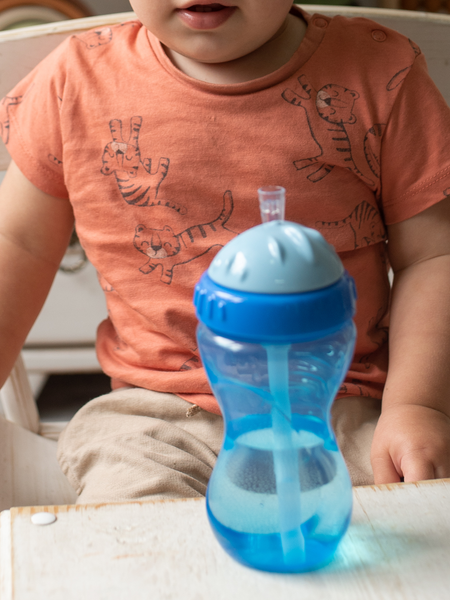 Изображение товара Поильник Be Baby С трубочкой / C-6 (300мл, синий)