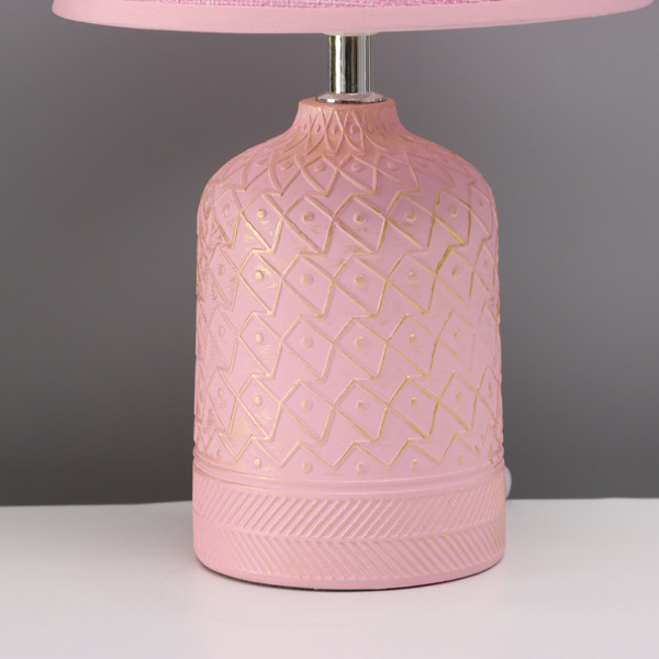 Изображение товара Прикроватная лампа Risalux Узор 10683276 (розовый)