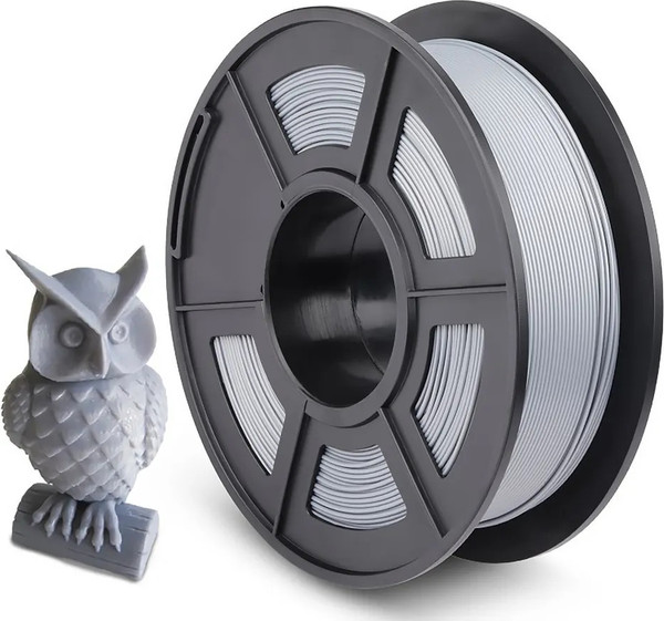 Изображение товара Пластик для 3D-печати NV Print NV-3D-PLA-SILVER (1.75мм, 1кг, серебристый)