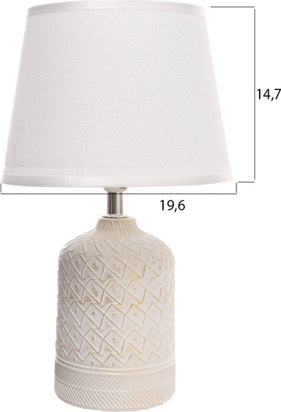Изображение товара Прикроватная лампа Risalux Узор 10683277 (белый)