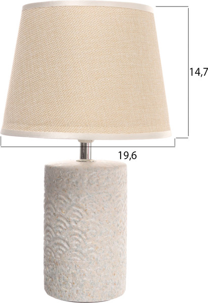 Изображение товара Прикроватная лампа Risalux Волны 10683281 (серый/бежевый)