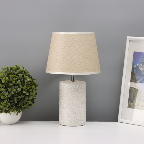 Изображение товара Прикроватная лампа Risalux Волны 10683281 (серый/бежевый)