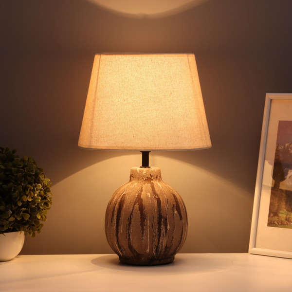 Изображение товара Прикроватная лампа Risalux Луиза 10689383 (кофе со сливками)