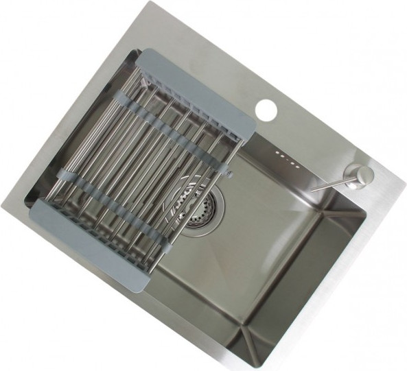 Изображение товара Мойка кухонная Wisent WS-35040/GER013 (с сифоном, дозатором и коландером)