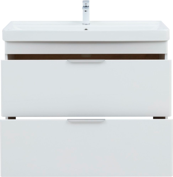 Изображение товара Тумба под умывальник Aquanet Ирис New 100 / 339257 (белый глянцевый)