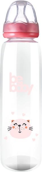 Изображение товара Бутылочка для кормления Be Baby Антиколиковая / R-06B/330 (330мл, розовый)