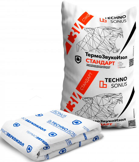 Изображение товара Мат звукоизоляционный Techno Sonus ТермоЗвукоИзол Стандарт 15м2 14x1500x10000мм