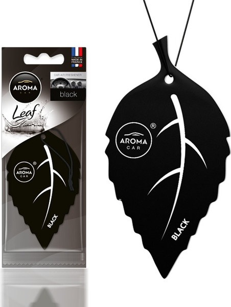 Изображение товара Ароматизатор автомобильный Aroma Car Leaf Black