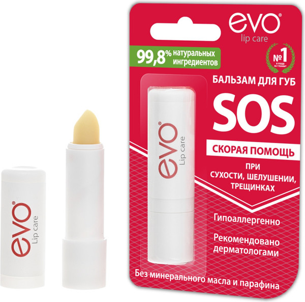 Изображение товара Бальзам для губ EVO laboratoires SOS (2.8г)