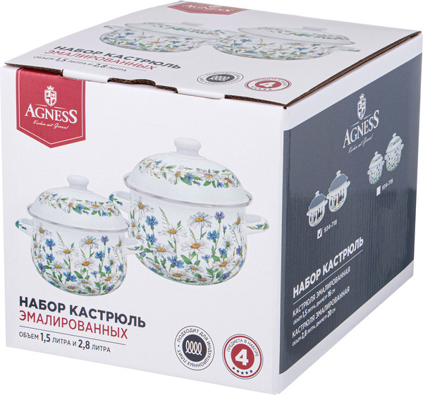 Изображение товара Набор кастрюль Agness 934-718