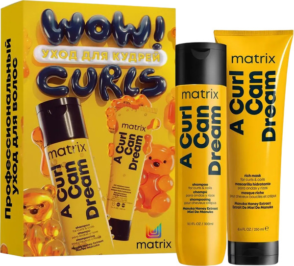 Набор косметики для волос MATRIX A Curl Can Dream для кудрявых и вьющихся волос (300мл+250мл)
