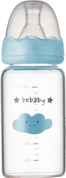 Изображение товара Бутылочка для кормления Be Baby Антиколиковая / R-05B/150 (150мл, голубой)