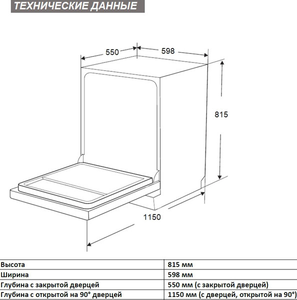 Изображение товара Посудомоечная машина Zigmund & Shtain DW 302.6
