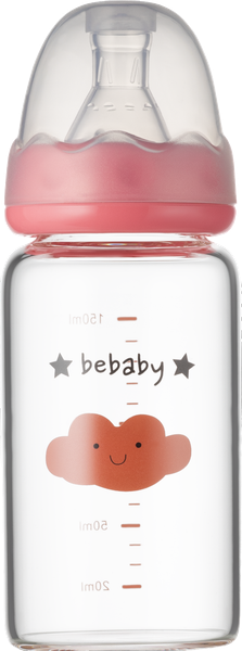 Изображение товара Бутылочка для кормления Be Baby Антиколиковая / R-05B/150 (150мл, розовый)