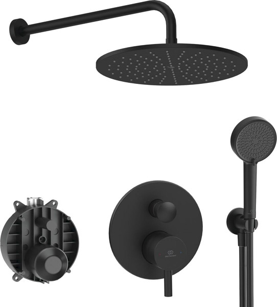 Изображение товара Душевая система со смесителем Ideal Standard Ceraline Black 6в1 SetA6939XG-5