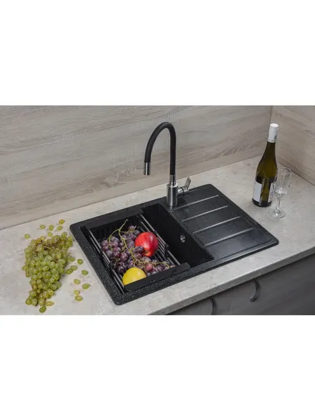 Изображение товара Мойка кухонная AV Engineering Mista AVE615440BKA (черный)
