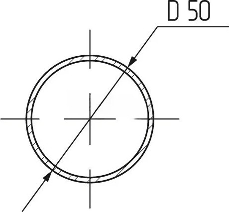Изображение товара Штанга мебельная Starfix 50x3000x0.8мм SMF-9580