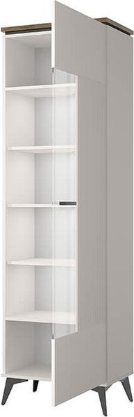 Изображение товара Шкаф с витриной Anrex Vinati 1V (персидский жемчуг/амарок)