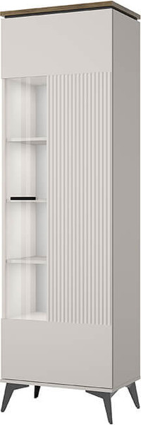 Изображение товара Шкаф с витриной Anrex Vinati 1V (персидский жемчуг/амарок)