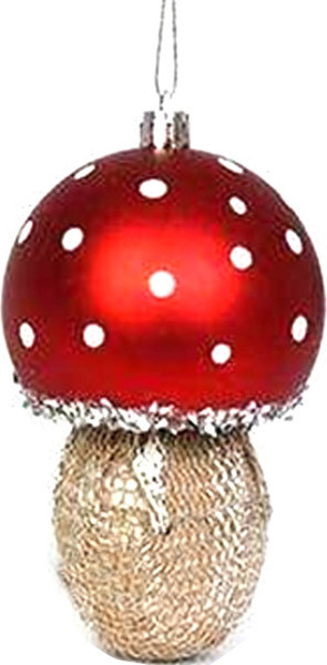 Изображение товара Елочная игрушка Волшебная страна Мухомор / 108517