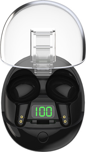 Изображение товара Беспроводные наушники Maxvi TWS MHF-114BT (черный)